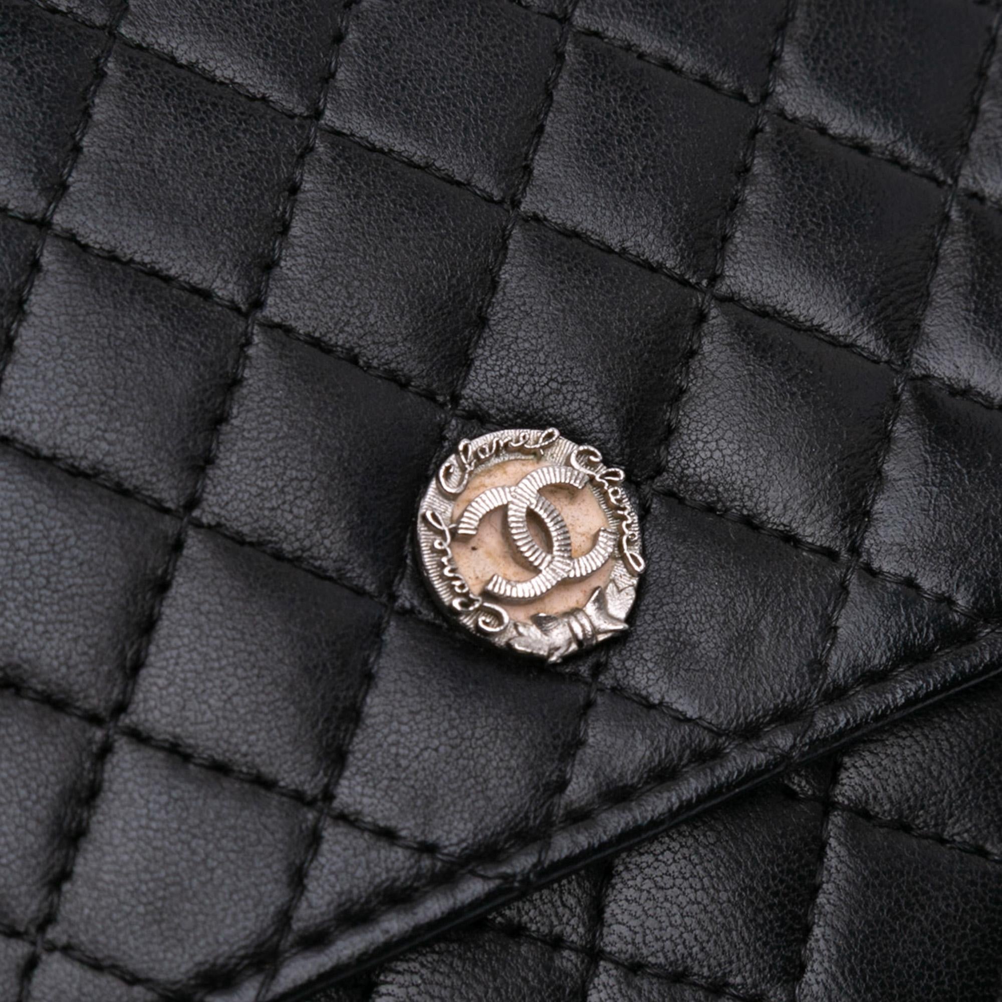 Chanel CC Quilted Lambskin Wallet On Chain