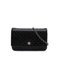 Chanel CC Quilted Lambskin Wallet On Chain