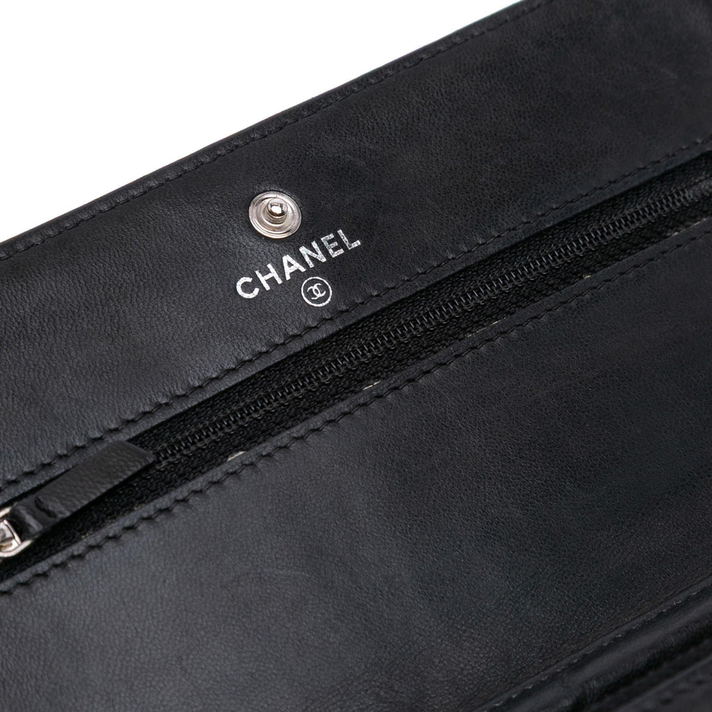 Chanel CC Quilted Lambskin Wallet On Chain