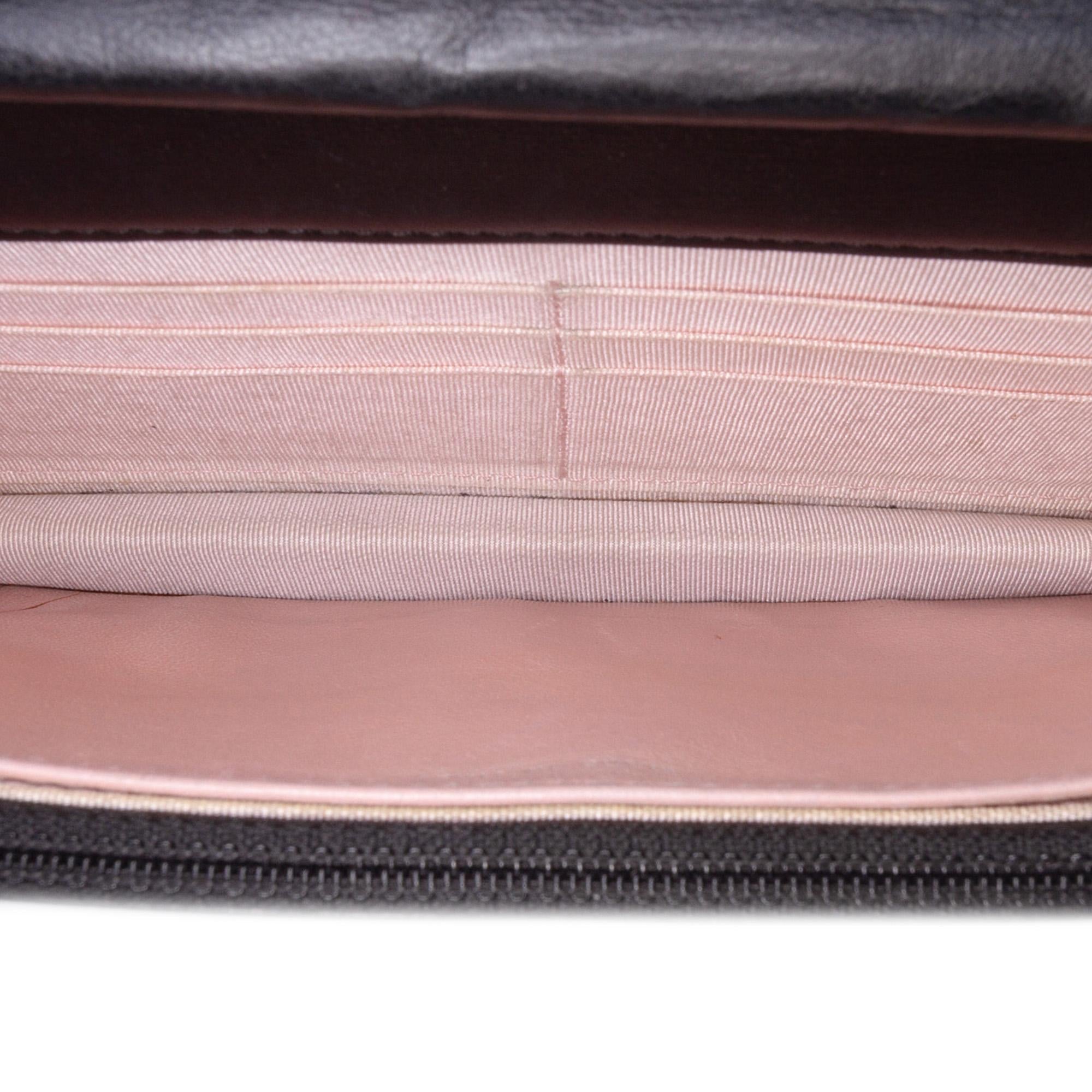 Chanel CC Quilted Lambskin Wallet On Chain