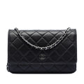 Chanel CC Quilted Lambskin Wallet On Chain