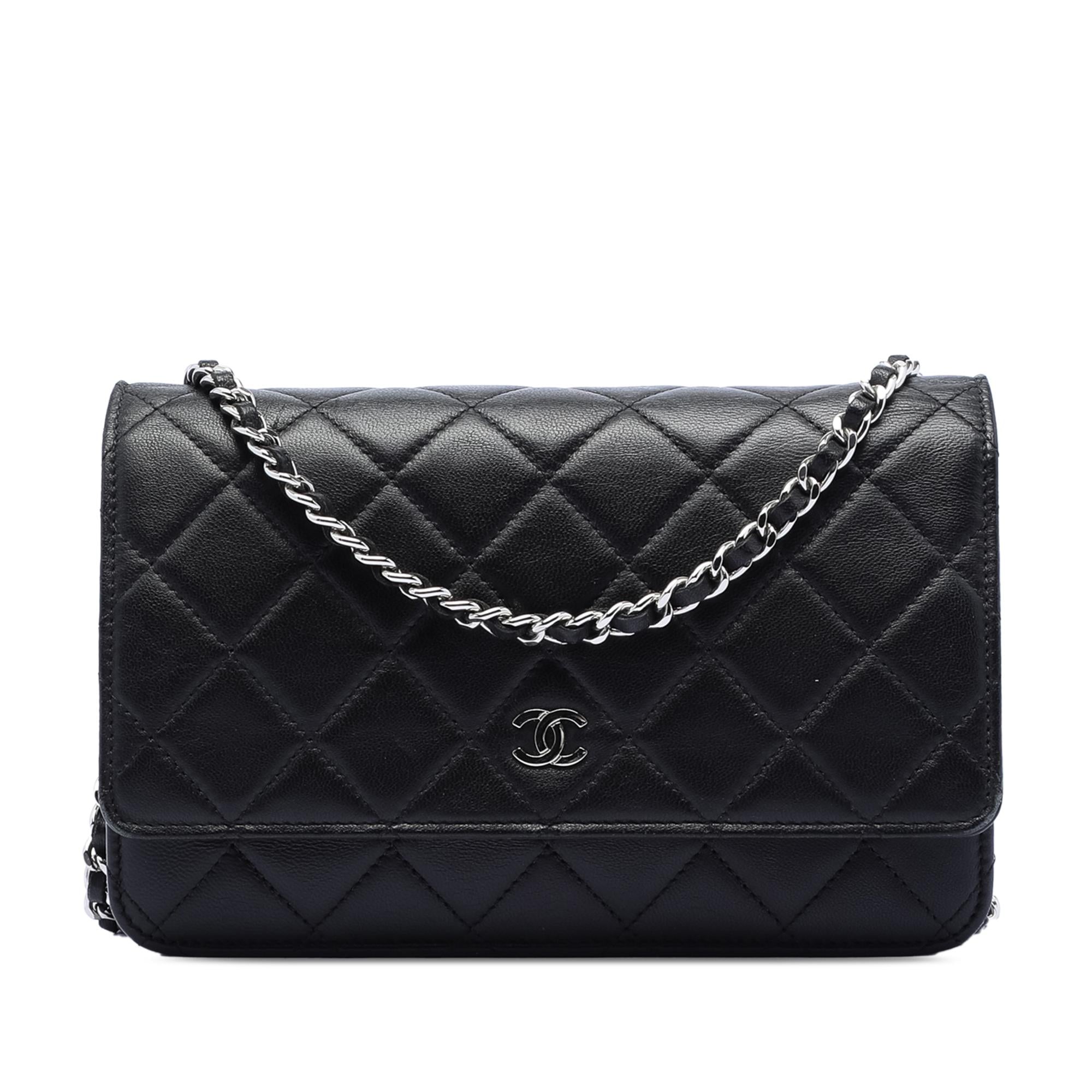 Chanel CC Quilted Lambskin Wallet On Chain