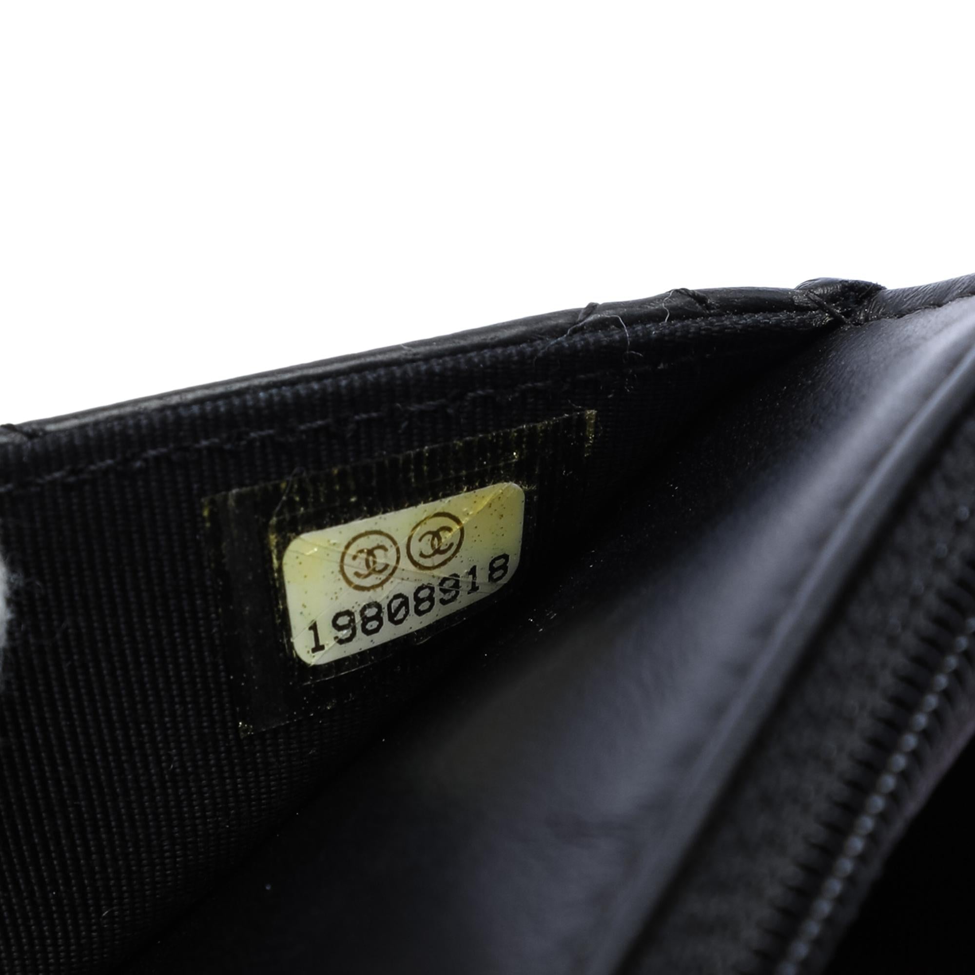 Chanel CC Quilted Lambskin Wallet On Chain