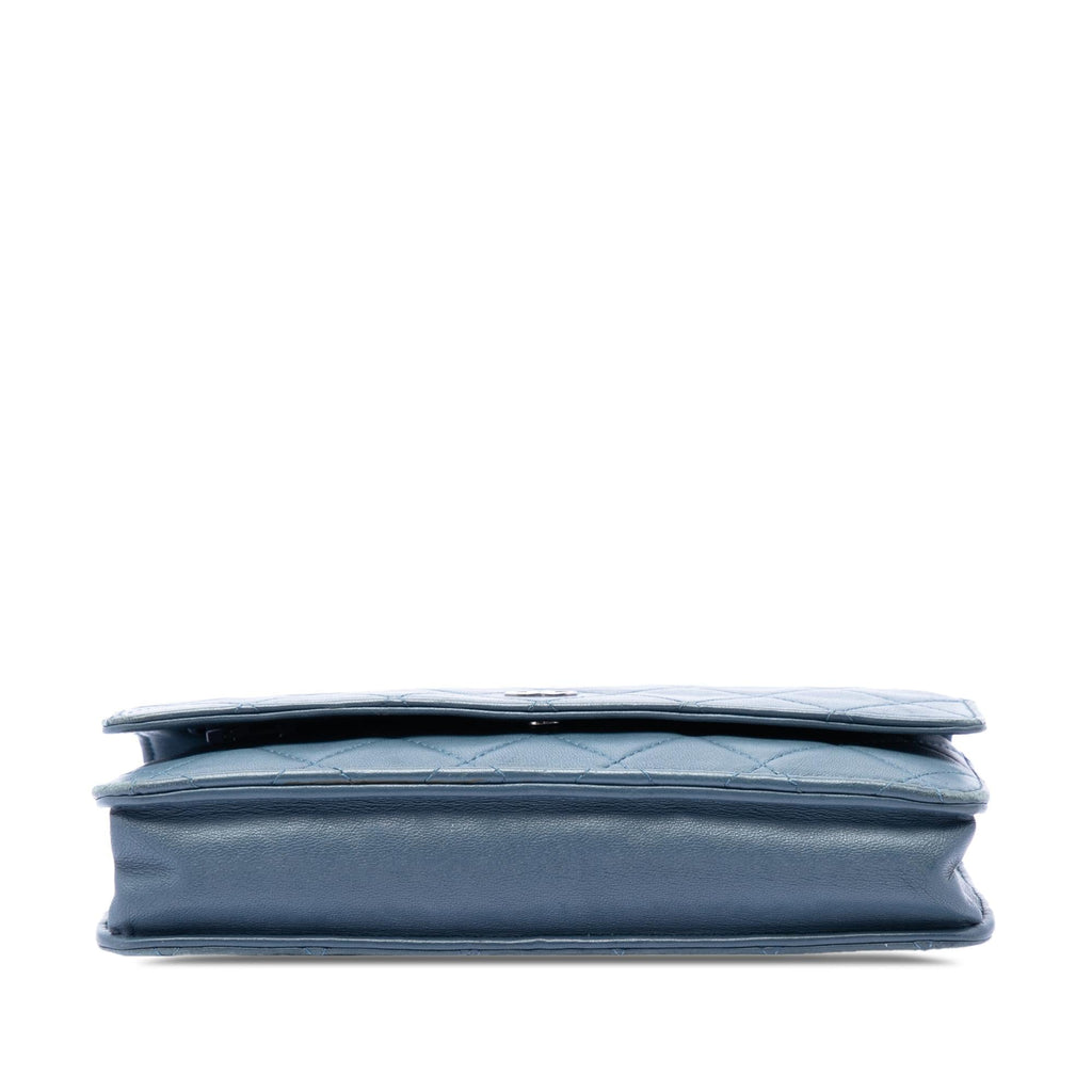 Chanel CC Quilted Lambskin Wallet On Chain