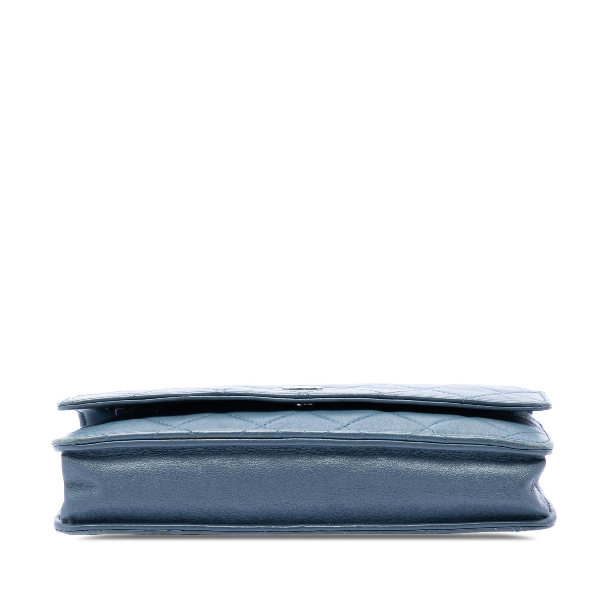 Chanel CC Quilted Lambskin Wallet On Chain