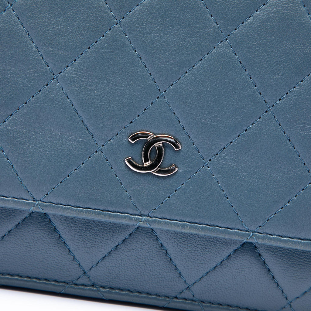 Chanel CC Quilted Lambskin Wallet On Chain