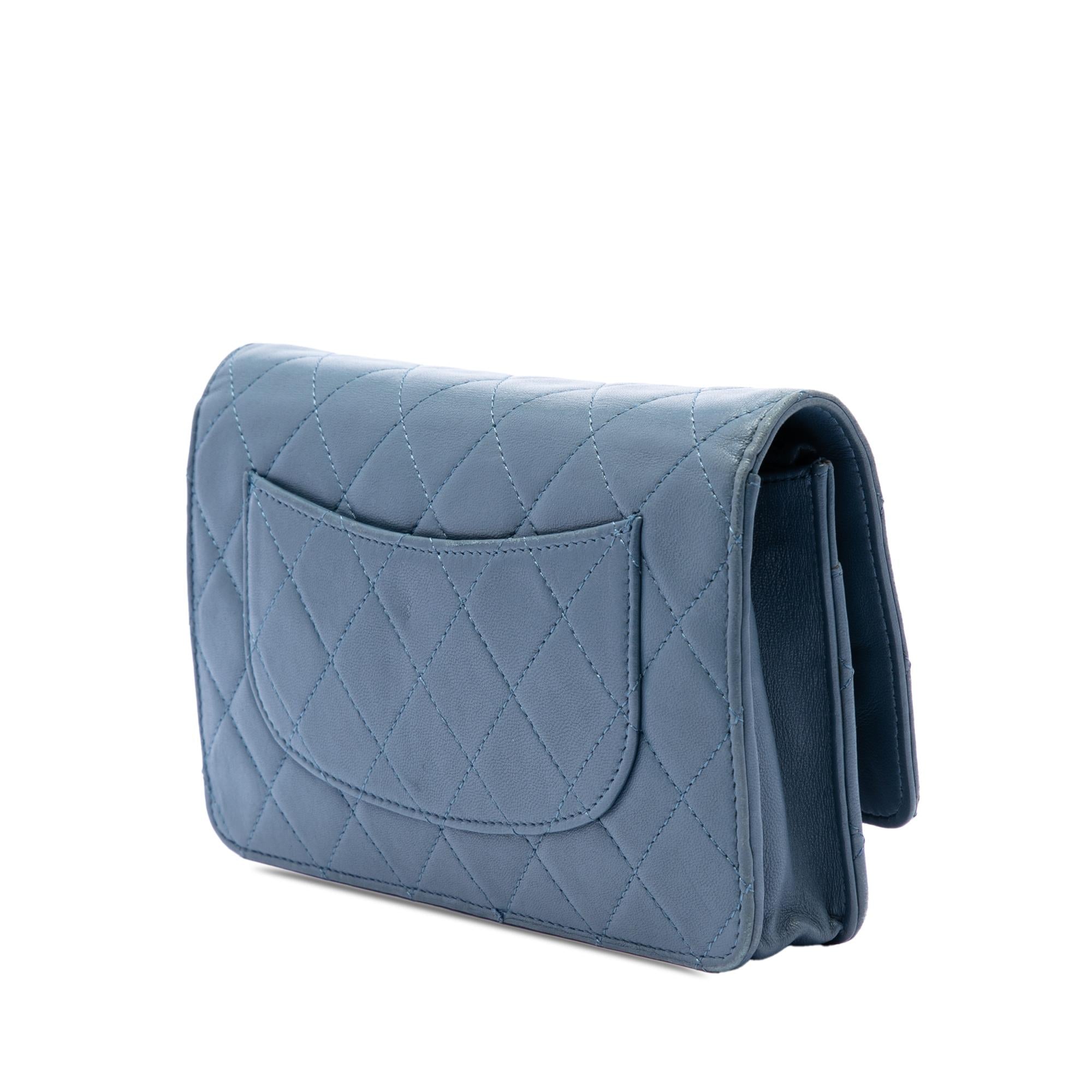 Chanel CC Quilted Lambskin Wallet On Chain