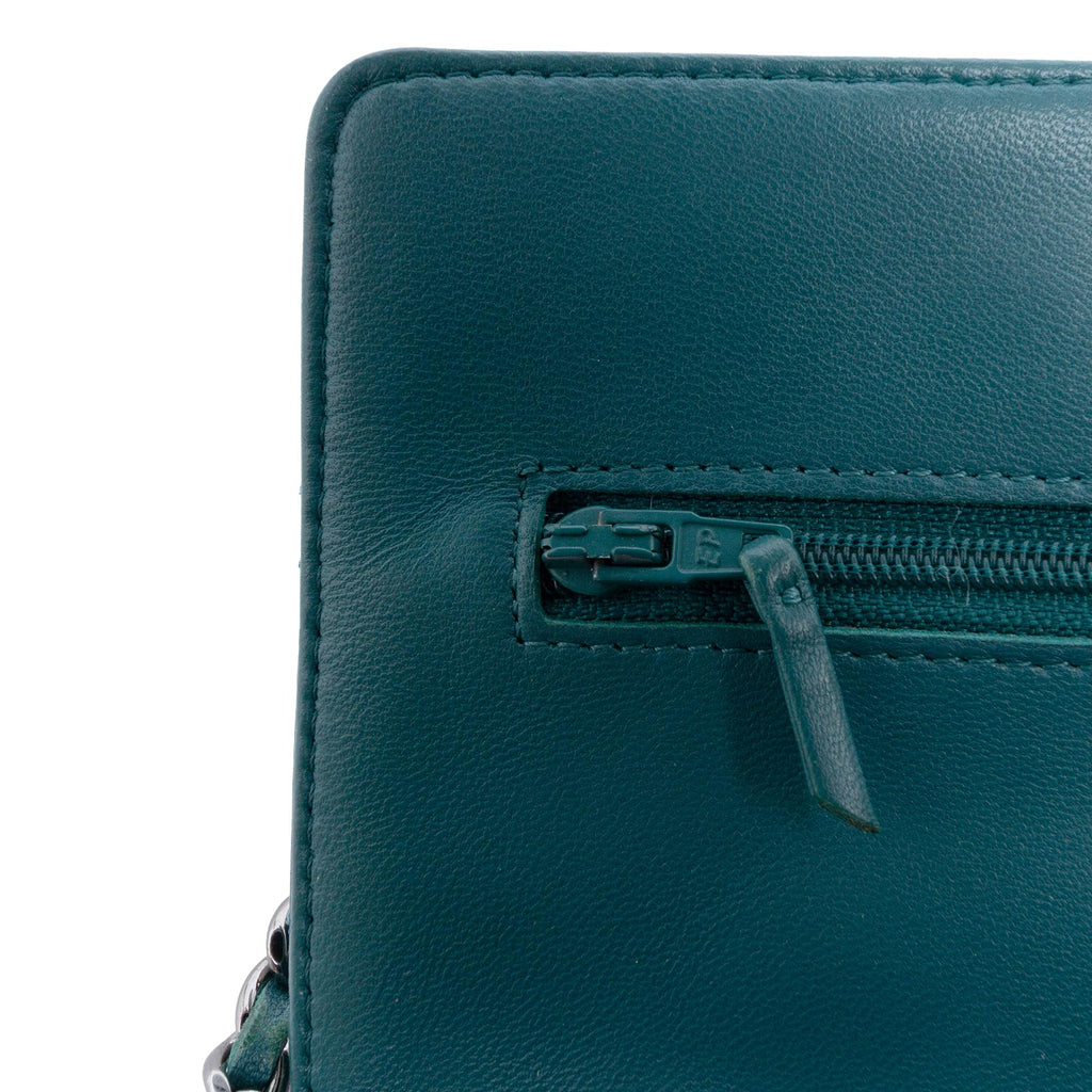 Chanel CC Quilted Lambskin Wallet On Chain
