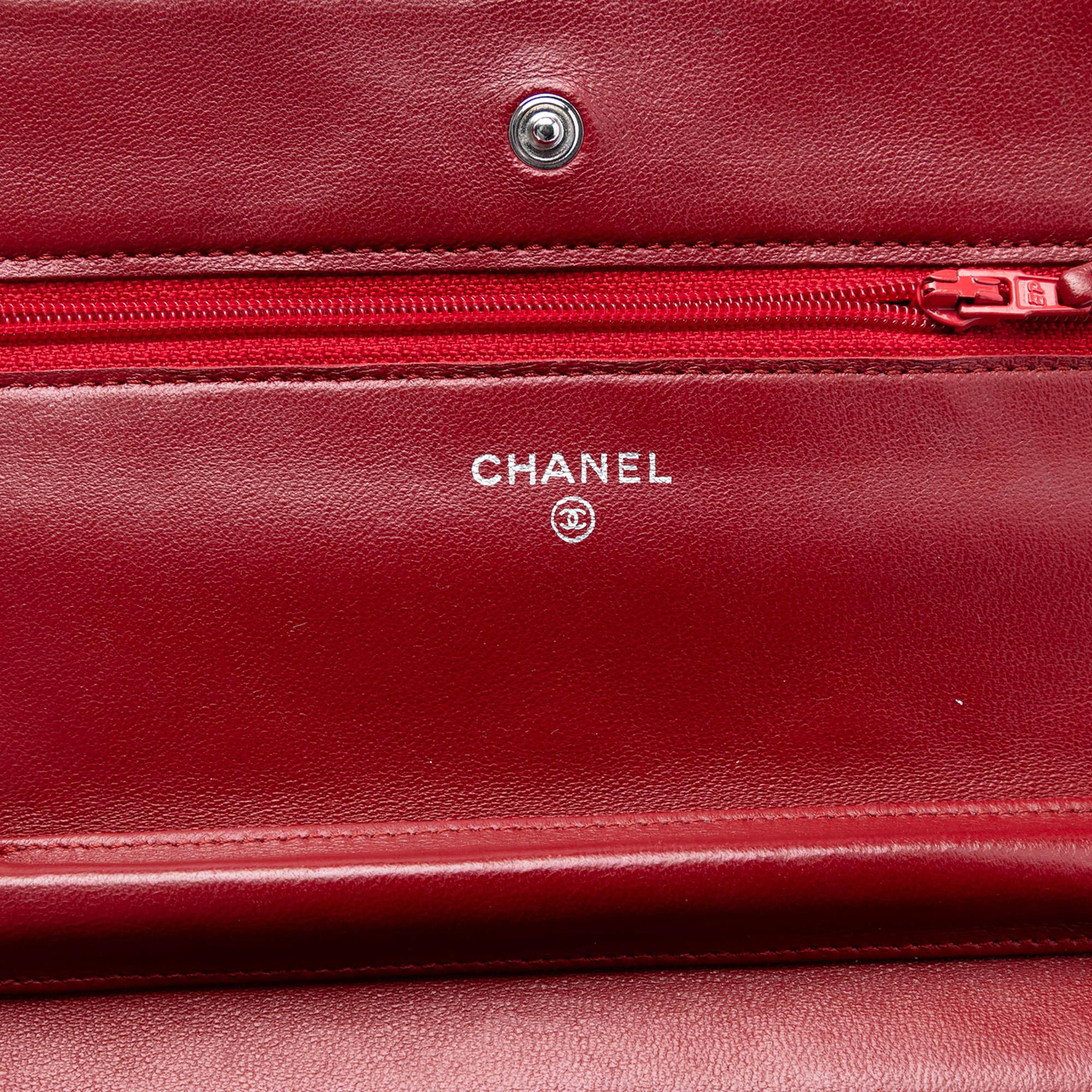Chanel CC Quilted Lambskin Wallet on Chain