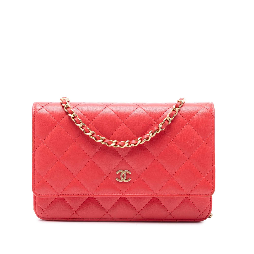 Chanel CC Quilted Lambskin Wallet on Chain