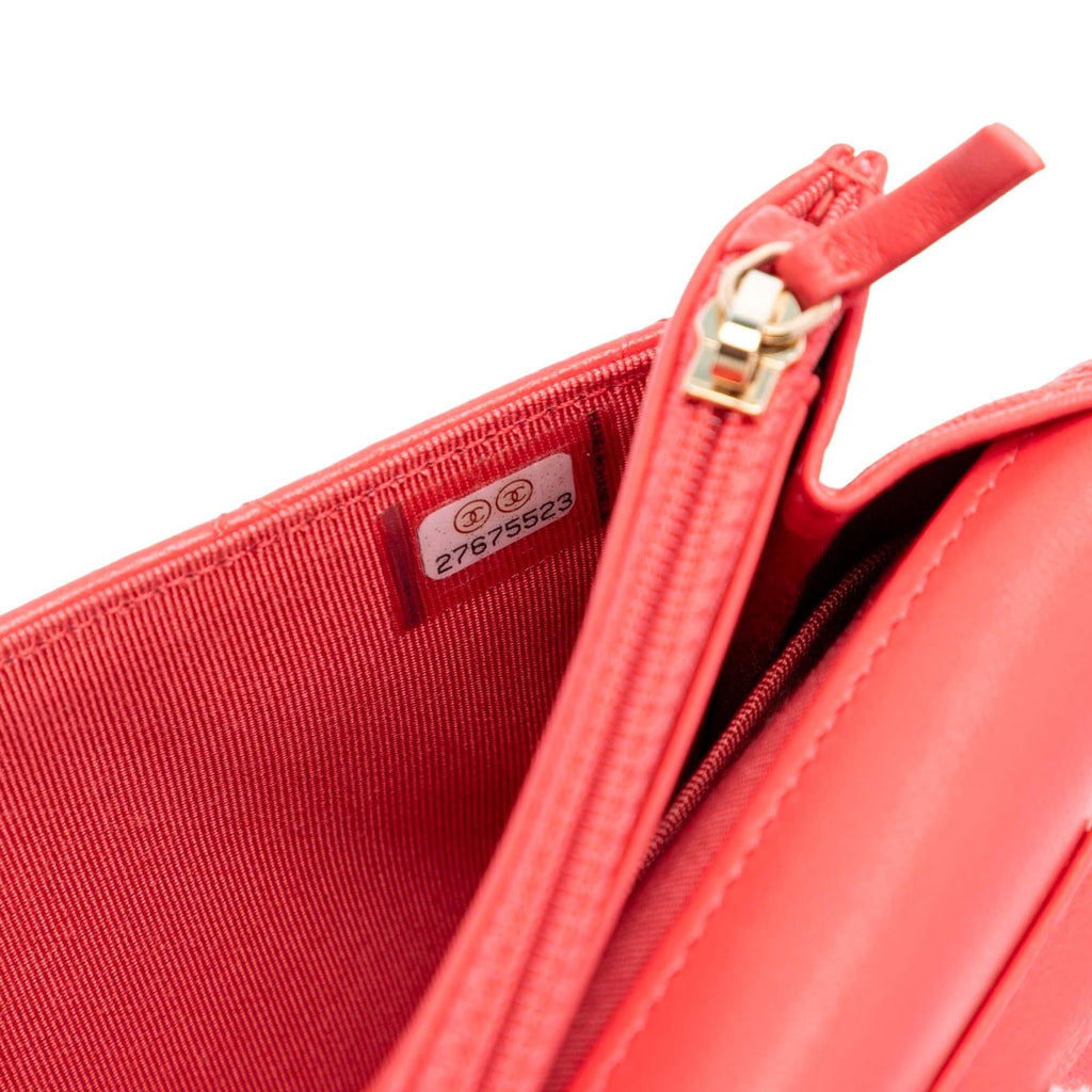 Chanel CC Quilted Lambskin Wallet on Chain