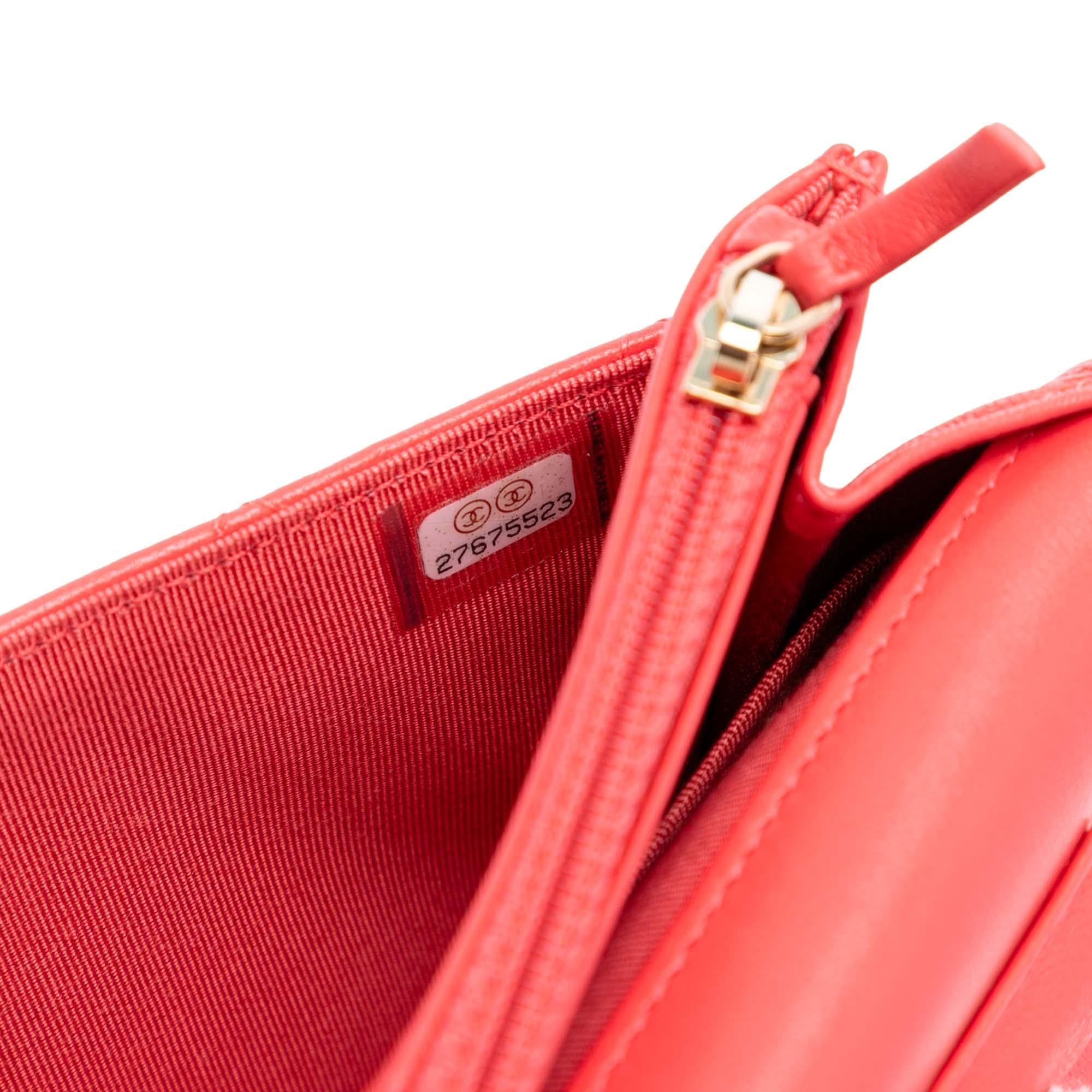 Chanel CC Quilted Lambskin Wallet on Chain