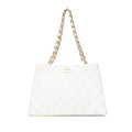 Chanel CC Quilted Lambskin Wild Stitch Tote