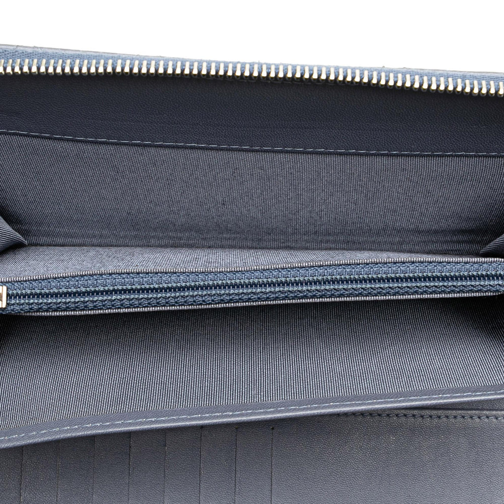 Chanel CC Quilted Lambskin Zip Around Wallet