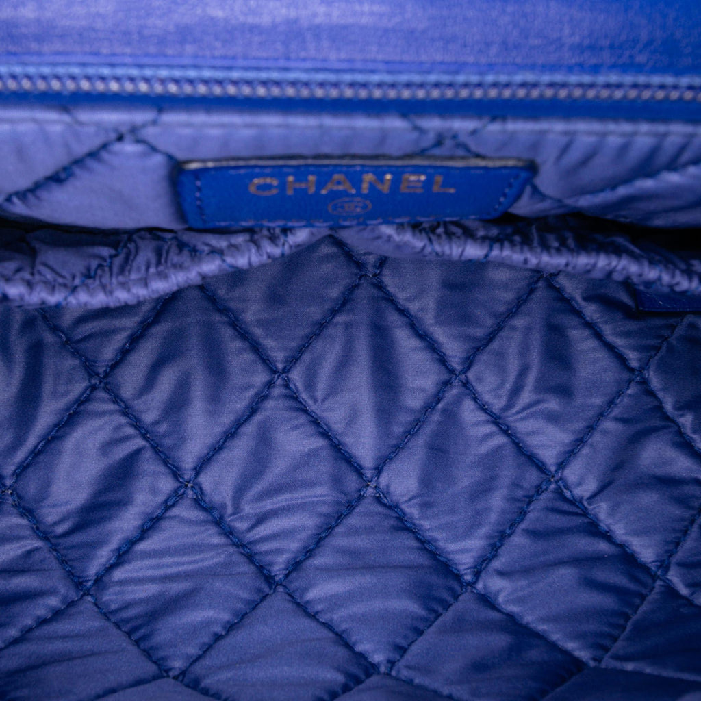 Chanel CC Quilted Lambskin Zip Vanity Flap