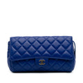 Chanel CC Quilted Lambskin Zip Vanity Flap
