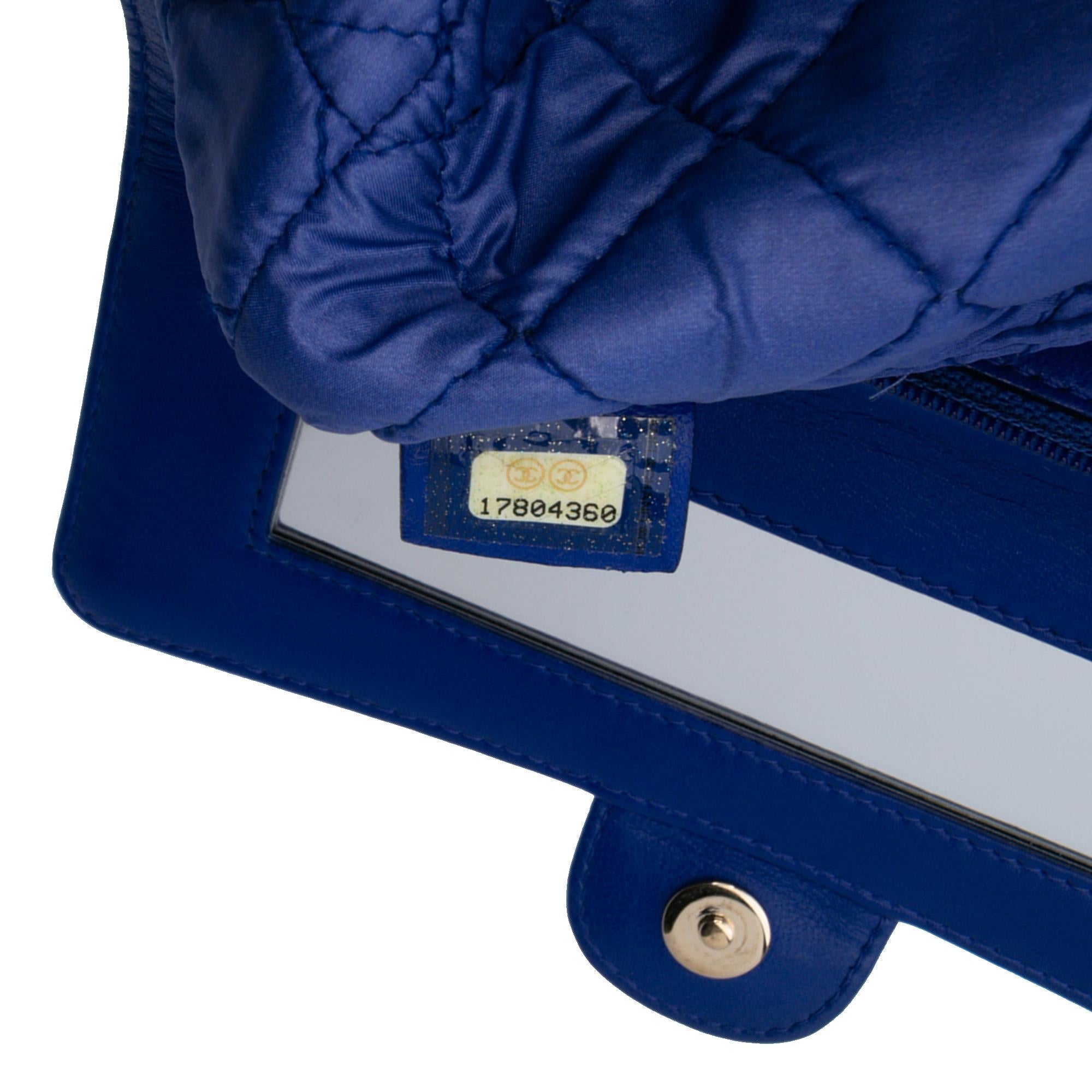 Chanel CC Quilted Lambskin Zip Vanity Flap