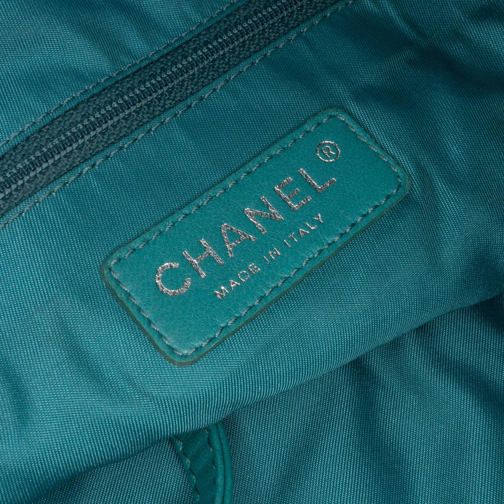 Chanel CC Quilted Nylon Graffiti Watercolour Shopping Tote