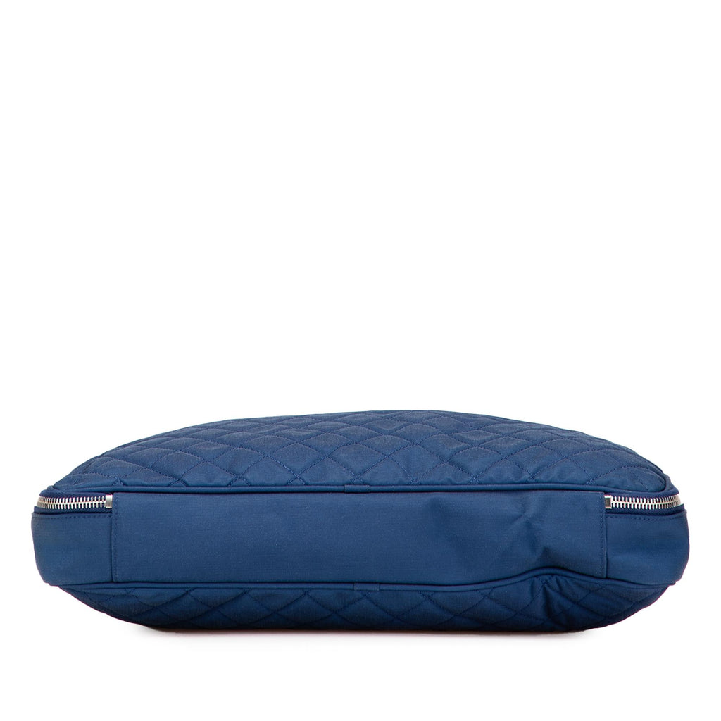 Chanel CC Quilted Nylon Laptop Case