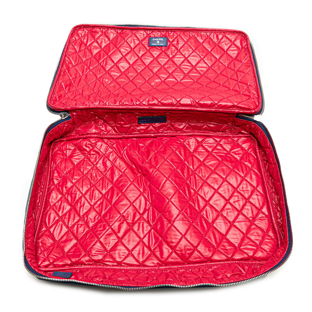 Chanel CC Quilted Nylon Laptop Case