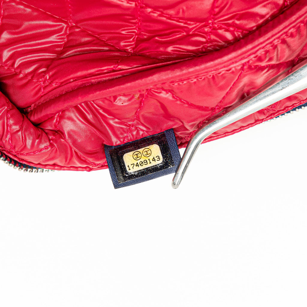 Chanel CC Quilted Nylon Laptop Case