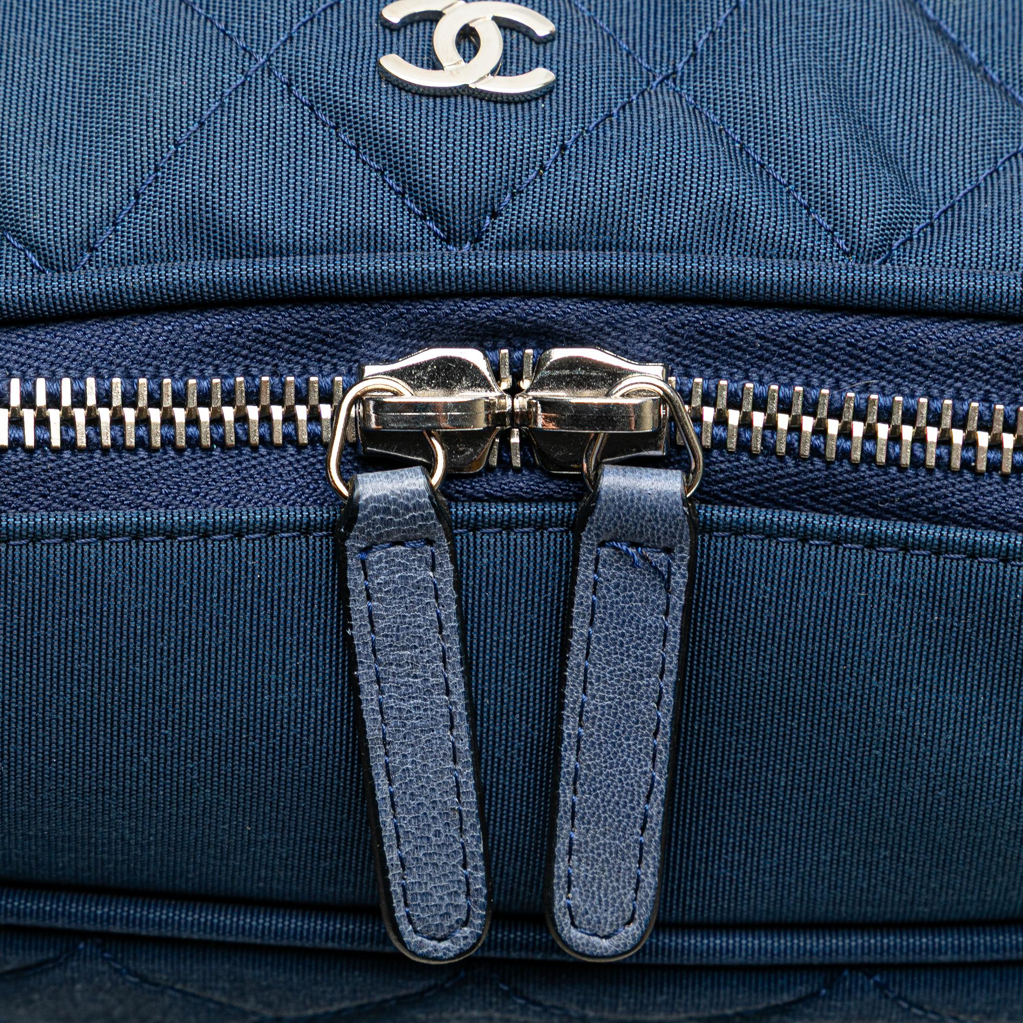 Chanel CC Quilted Nylon Laptop Case