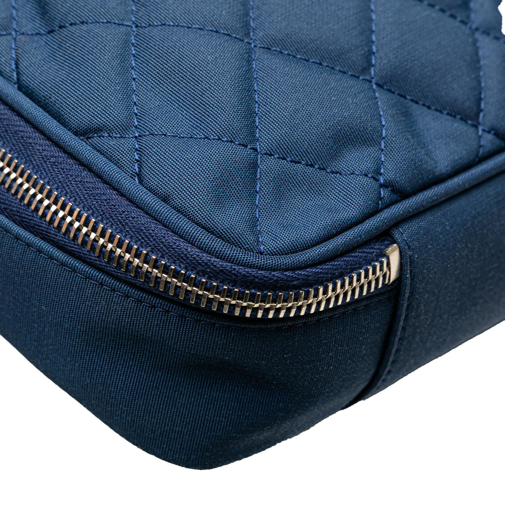Chanel CC Quilted Nylon Laptop Case