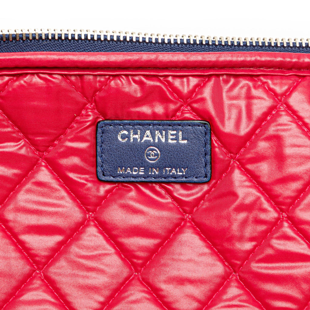 Chanel CC Quilted Nylon Laptop Case