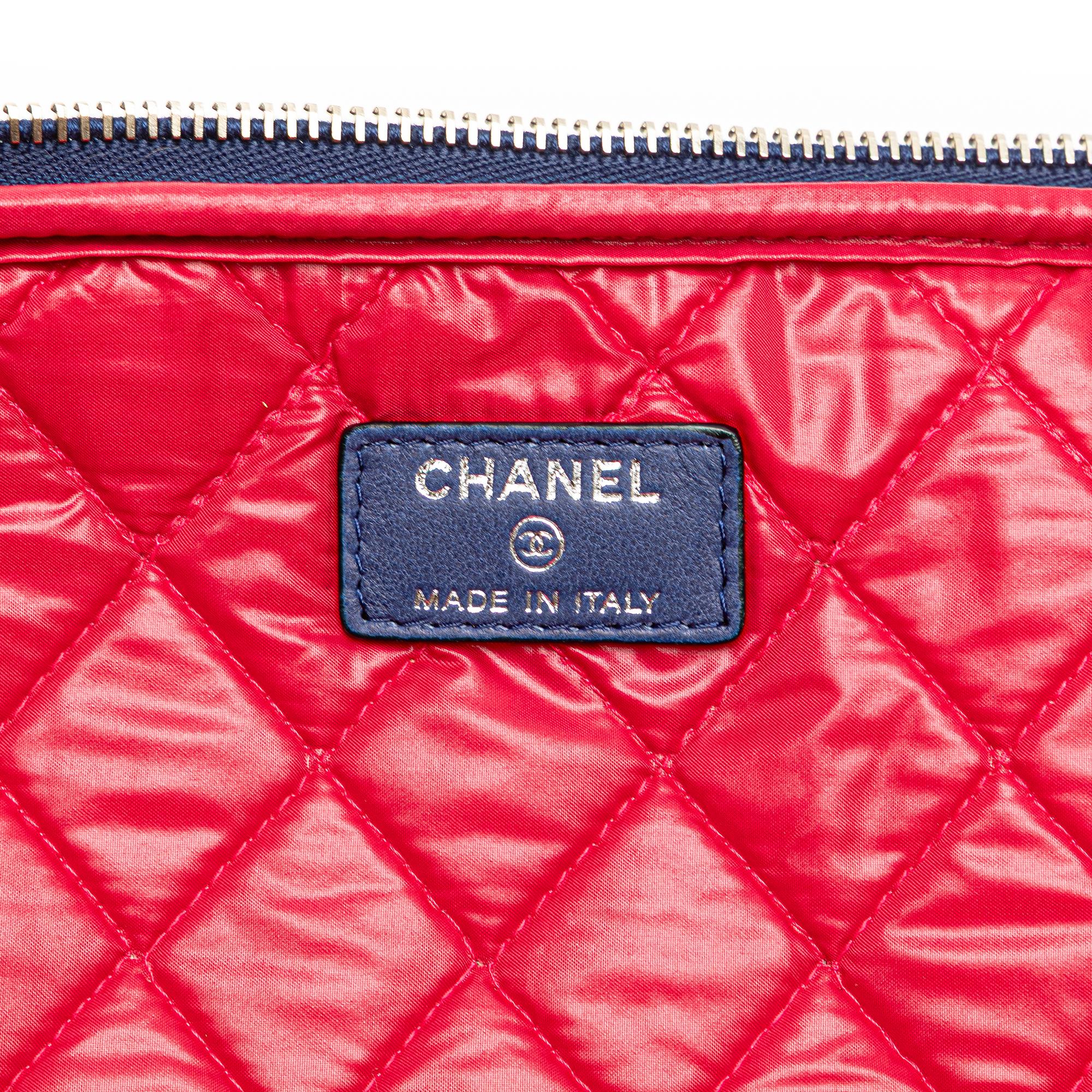 Chanel CC Quilted Nylon Laptop Case