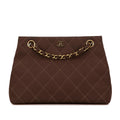 Chanel CC Quilted Nylon Shoulder Handbag (SHG-lWdX0e)