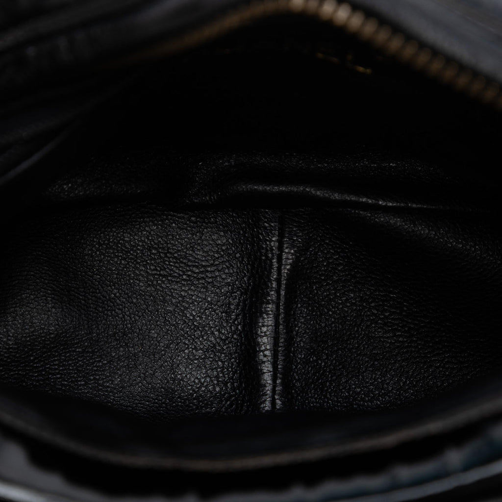 Chanel CC Quilted Patent Camera Bag