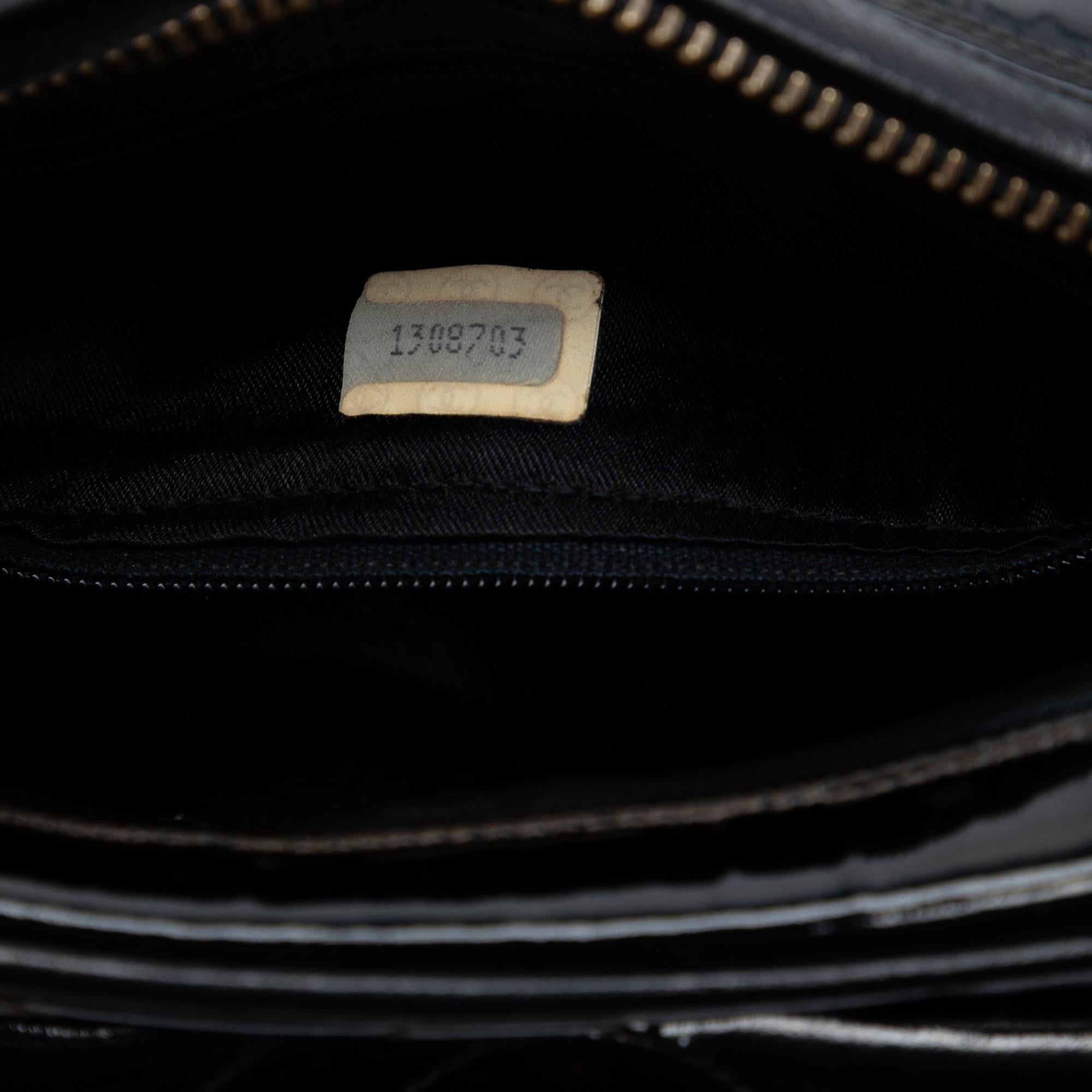 Chanel CC Quilted Patent Camera Bag