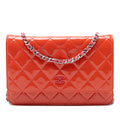 Chanel CC Quilted Patent Incognito Wallet On Chain