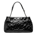 Chanel CC Quilted Patent Timeless Soft Tote