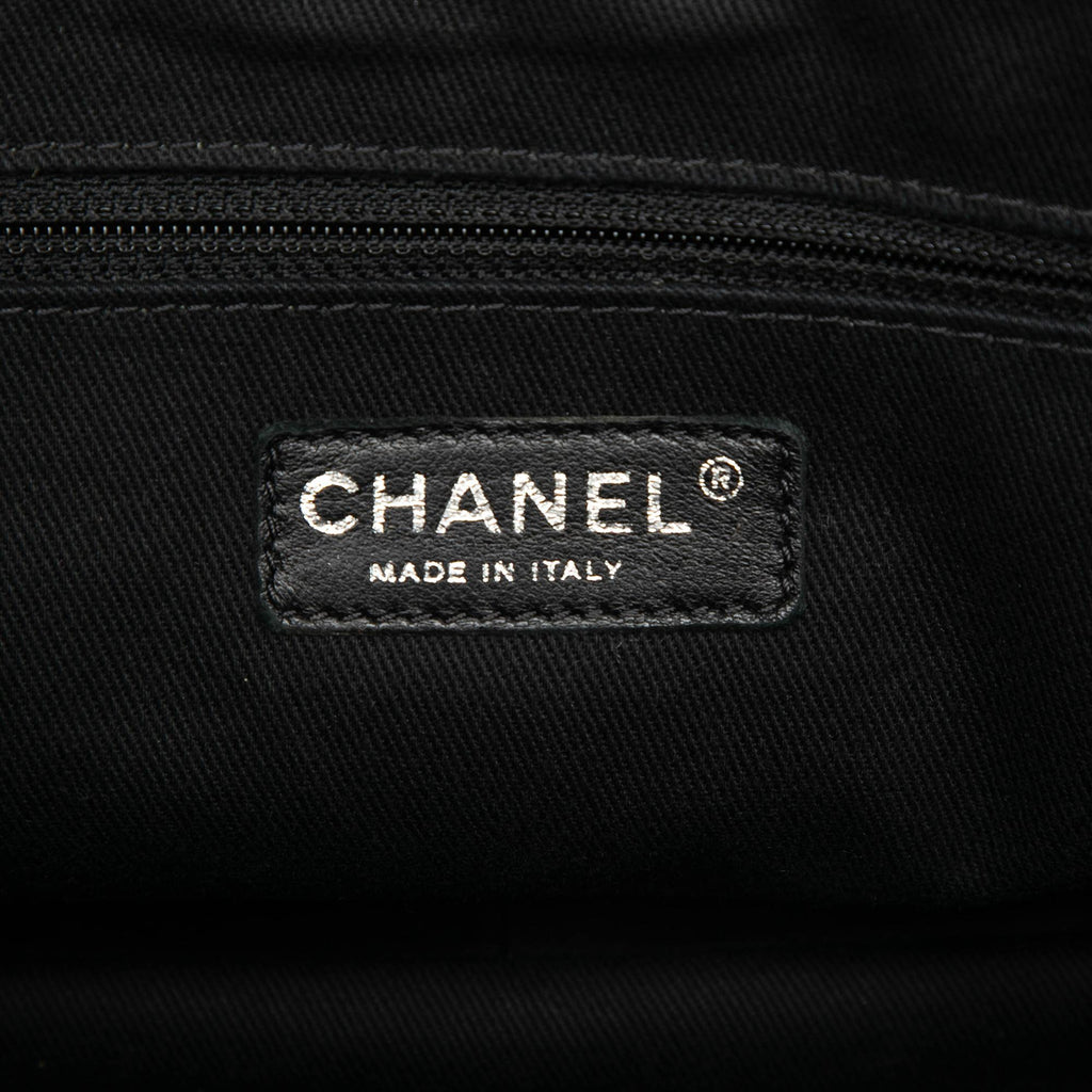 Chanel CC Quilted Patent Timeless Soft Tote