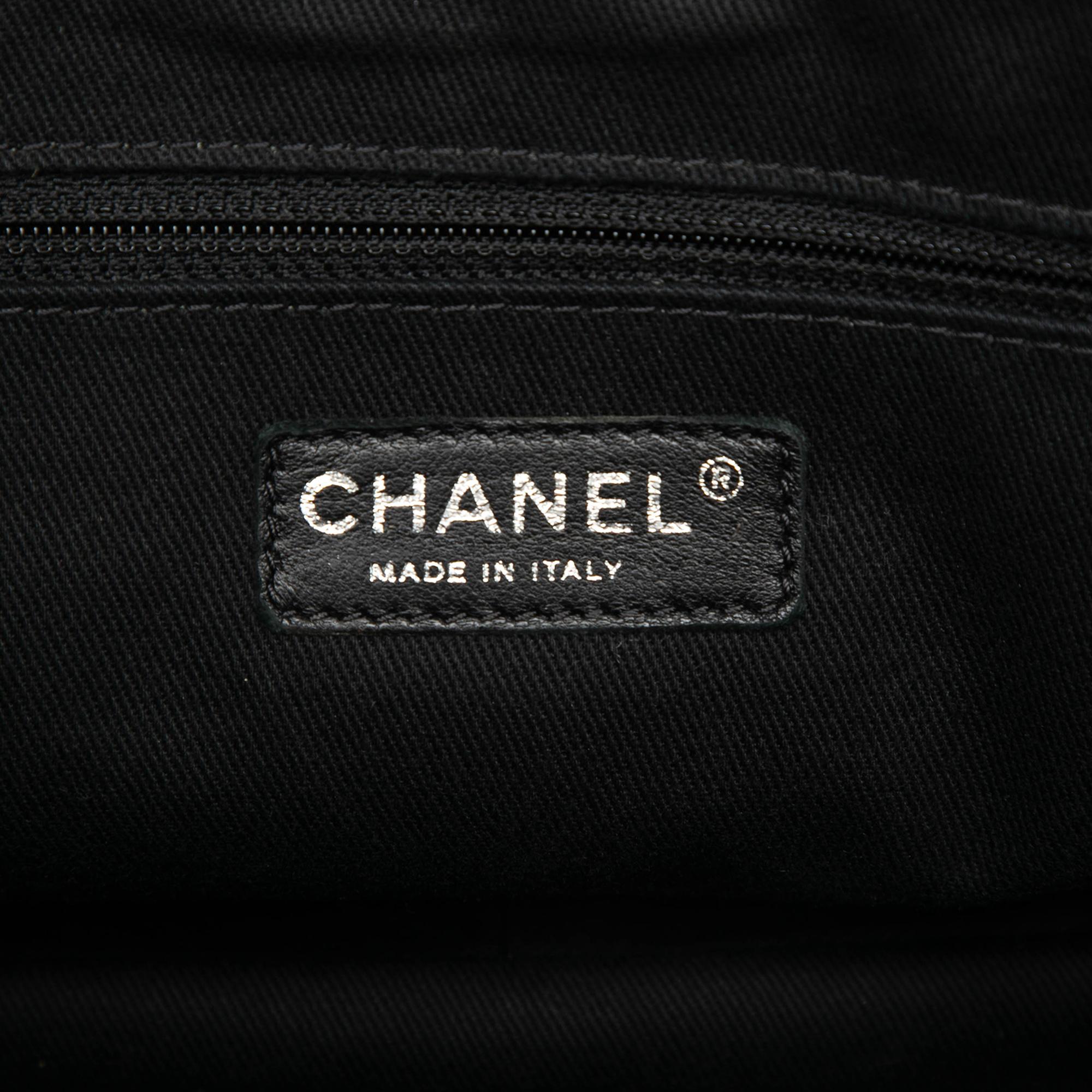 Chanel CC Quilted Patent Timeless Soft Tote