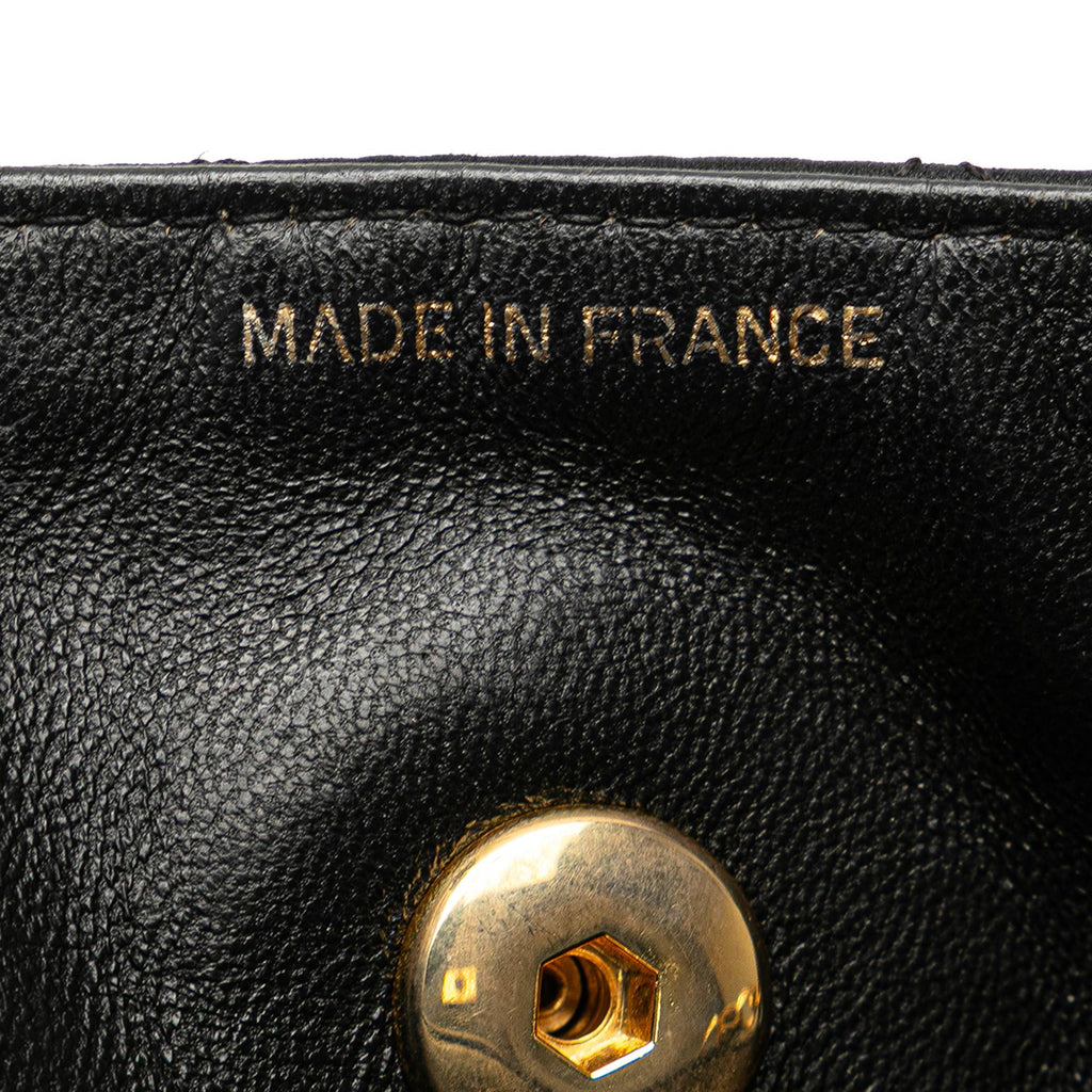 Chanel CC Quilted Satin Bijoux Chain Single Flap