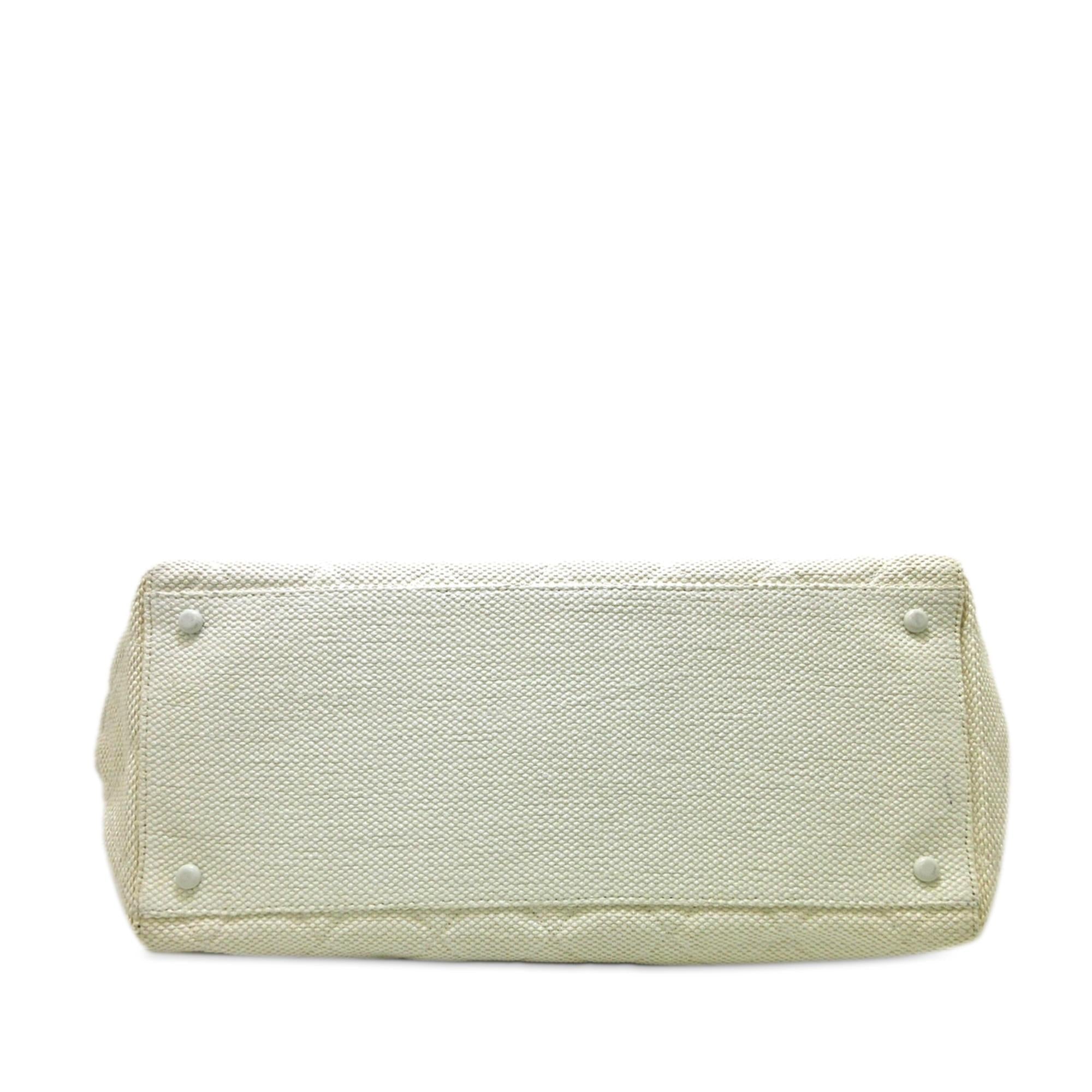 Chanel CC Quilted Straw Tote (SHG-mpcTma)