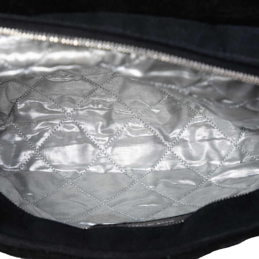 Chanel CC Quilted Terry Cloth Flap