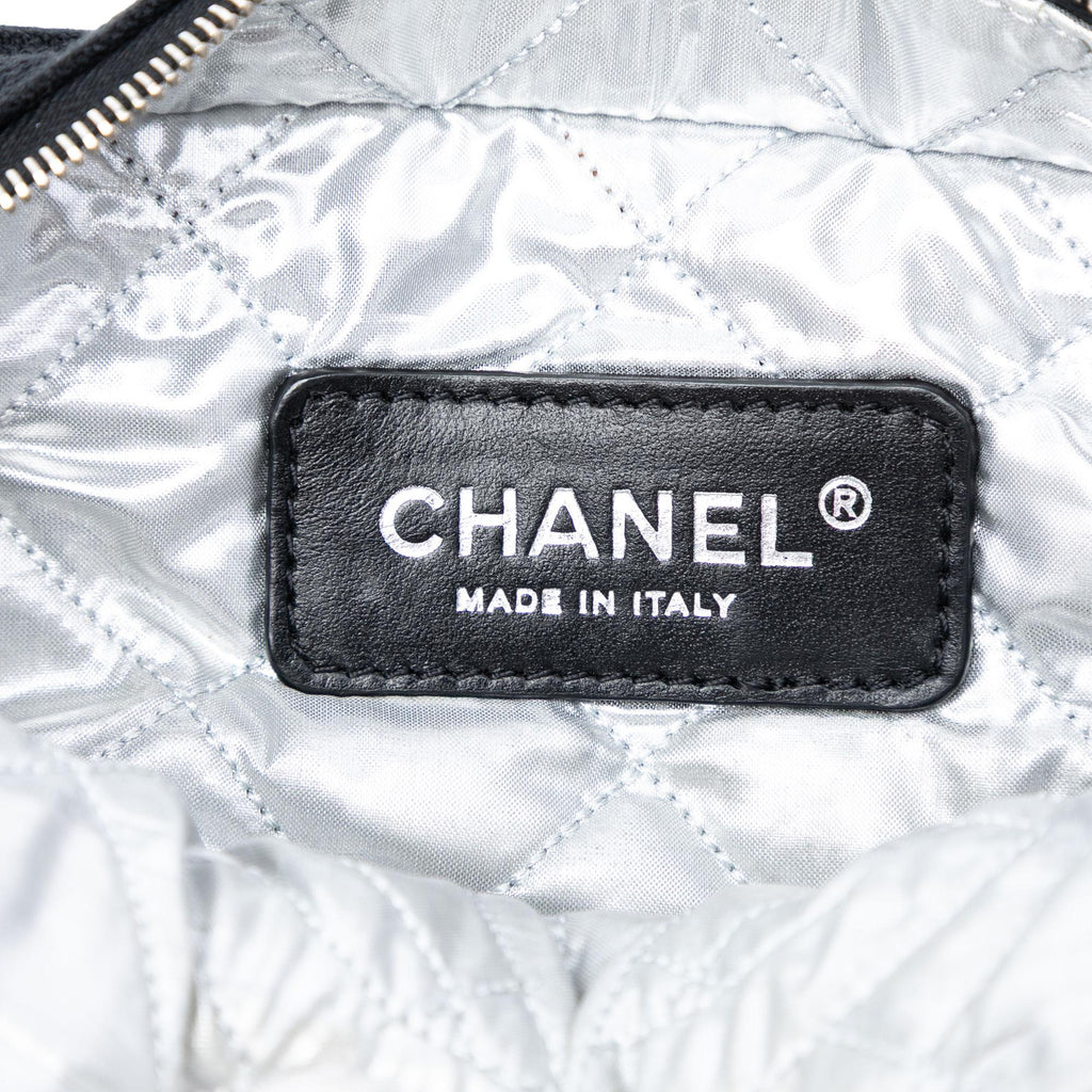 Chanel CC Quilted Terry Cloth Flap