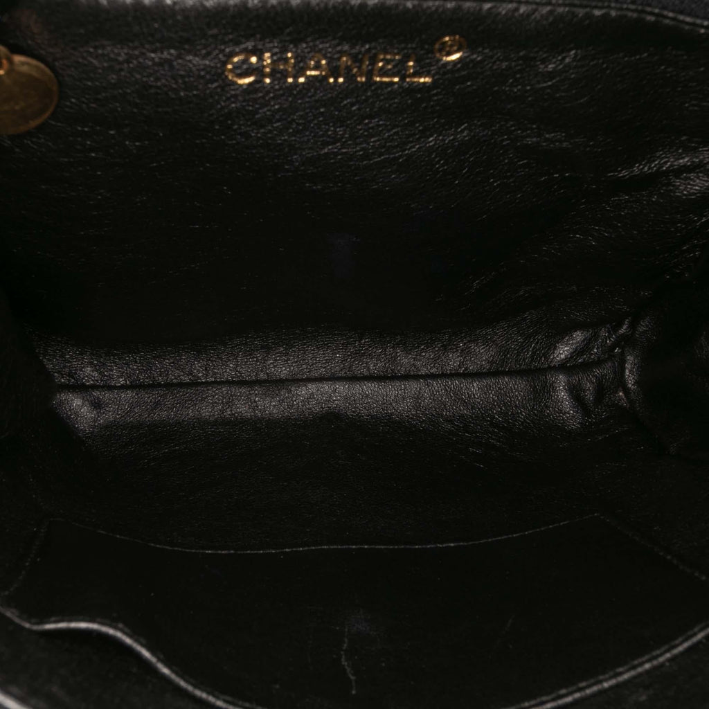 Chanel CC Quilted Velvet Flap