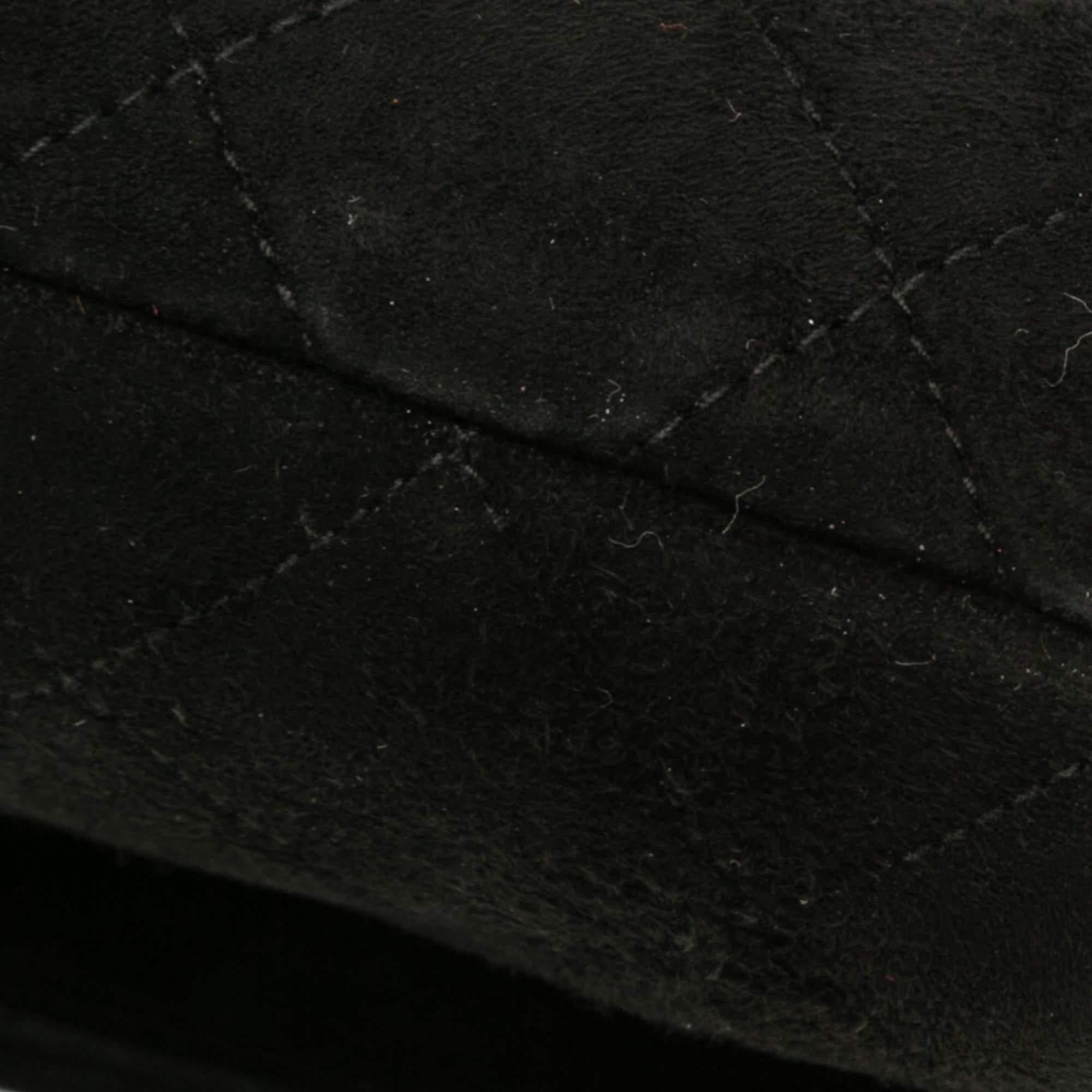 Chanel CC Quilted Velvet Flap