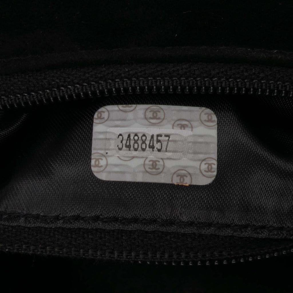 Chanel CC Quilted Velvet Flap