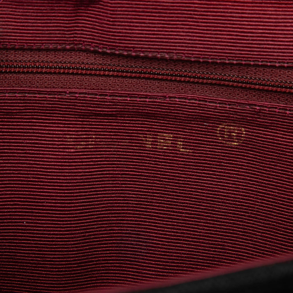 Chanel CC Quilted Velvet Half Moon Flap
