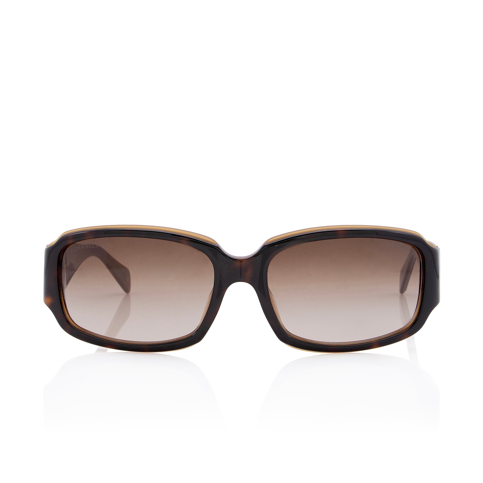 Chanel CC Rectangular Sunglasses (SHF-V2KUOv)