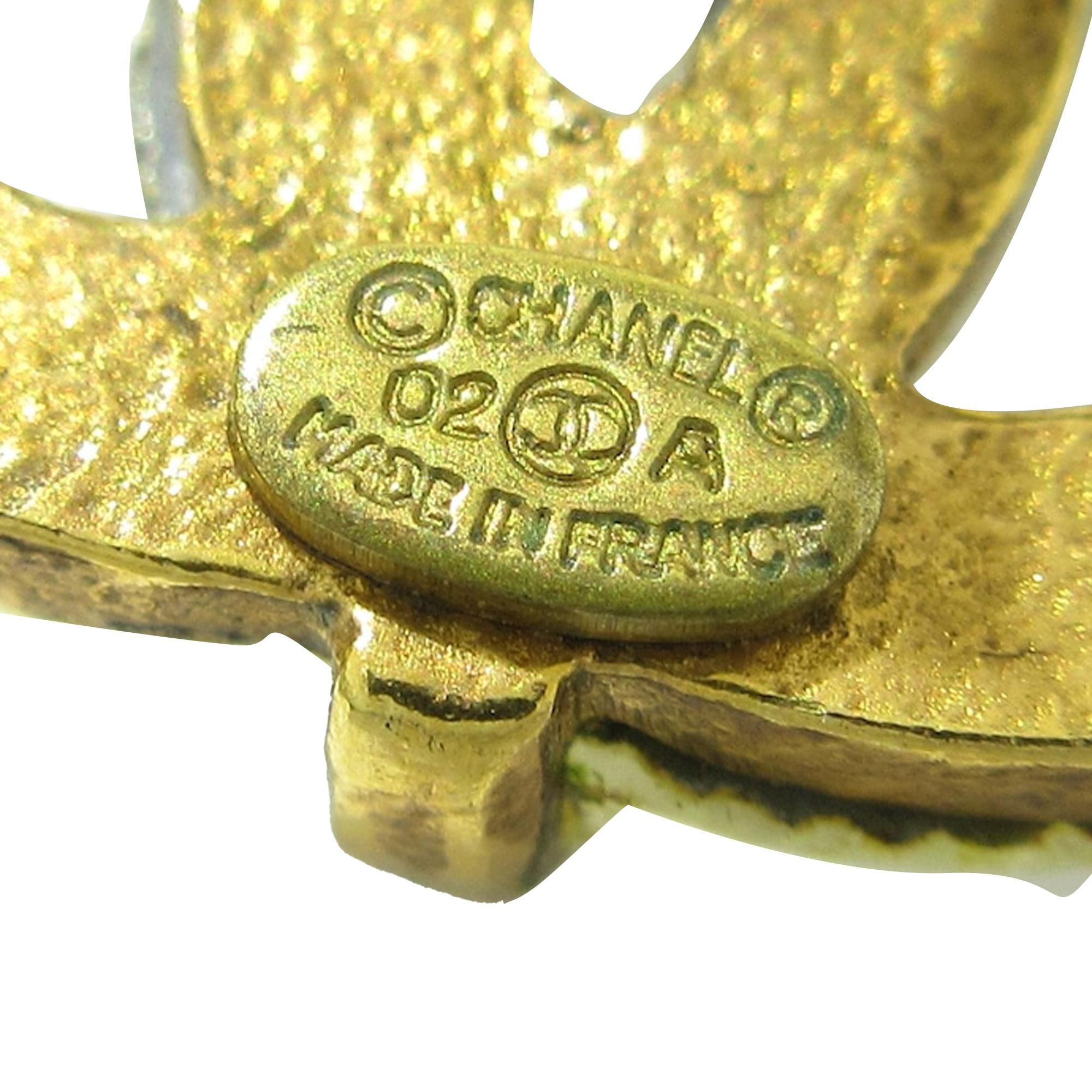 Chanel CC Resin Hook Earrings (SHG-aSiIdT)
