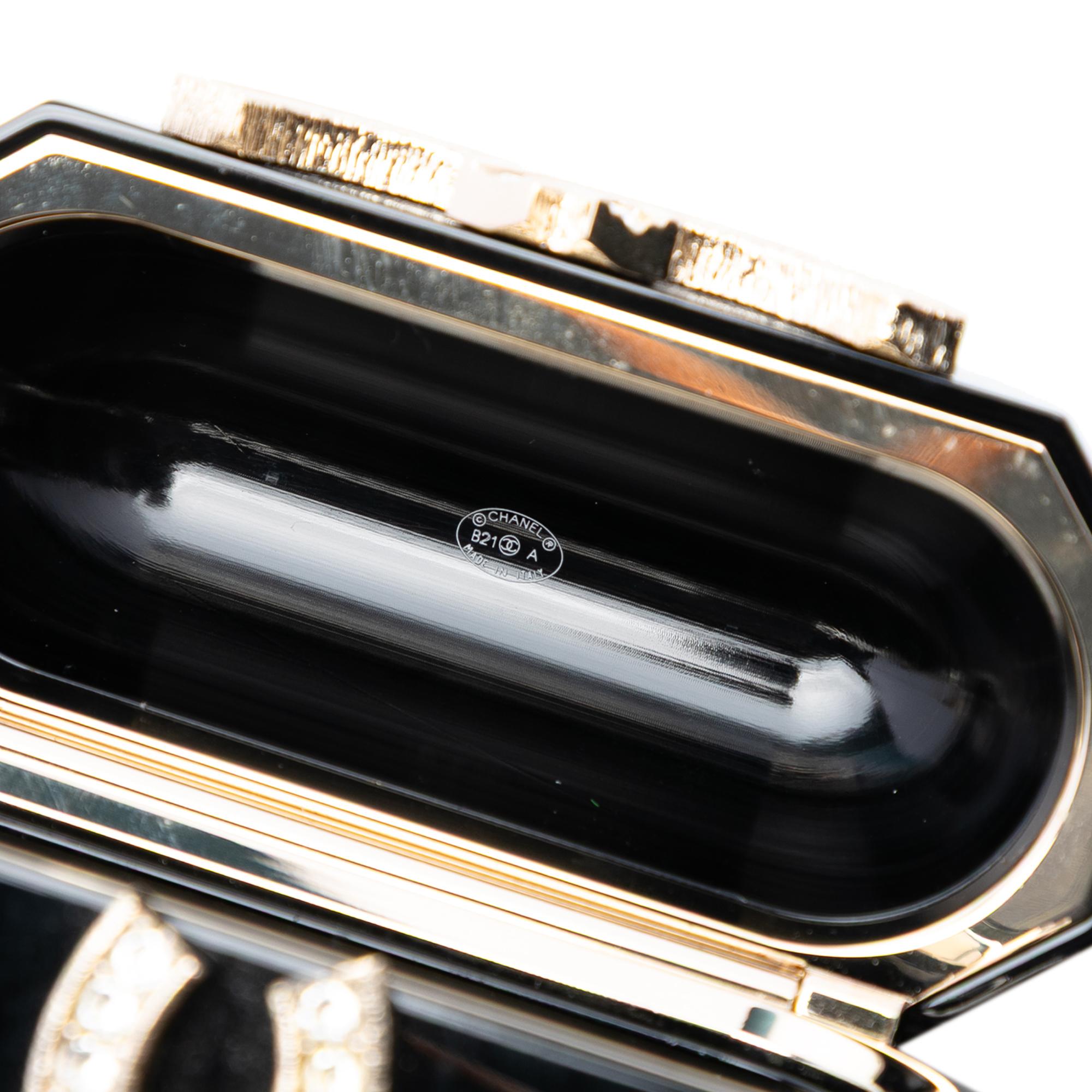 Chanel CC Resin and Faux Pearl Airpods Pro Case Necklace