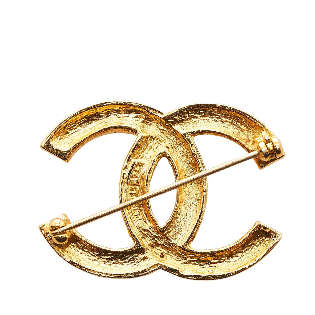 Chanel CC Rhinestone Brooch (SHG-gj10o8)