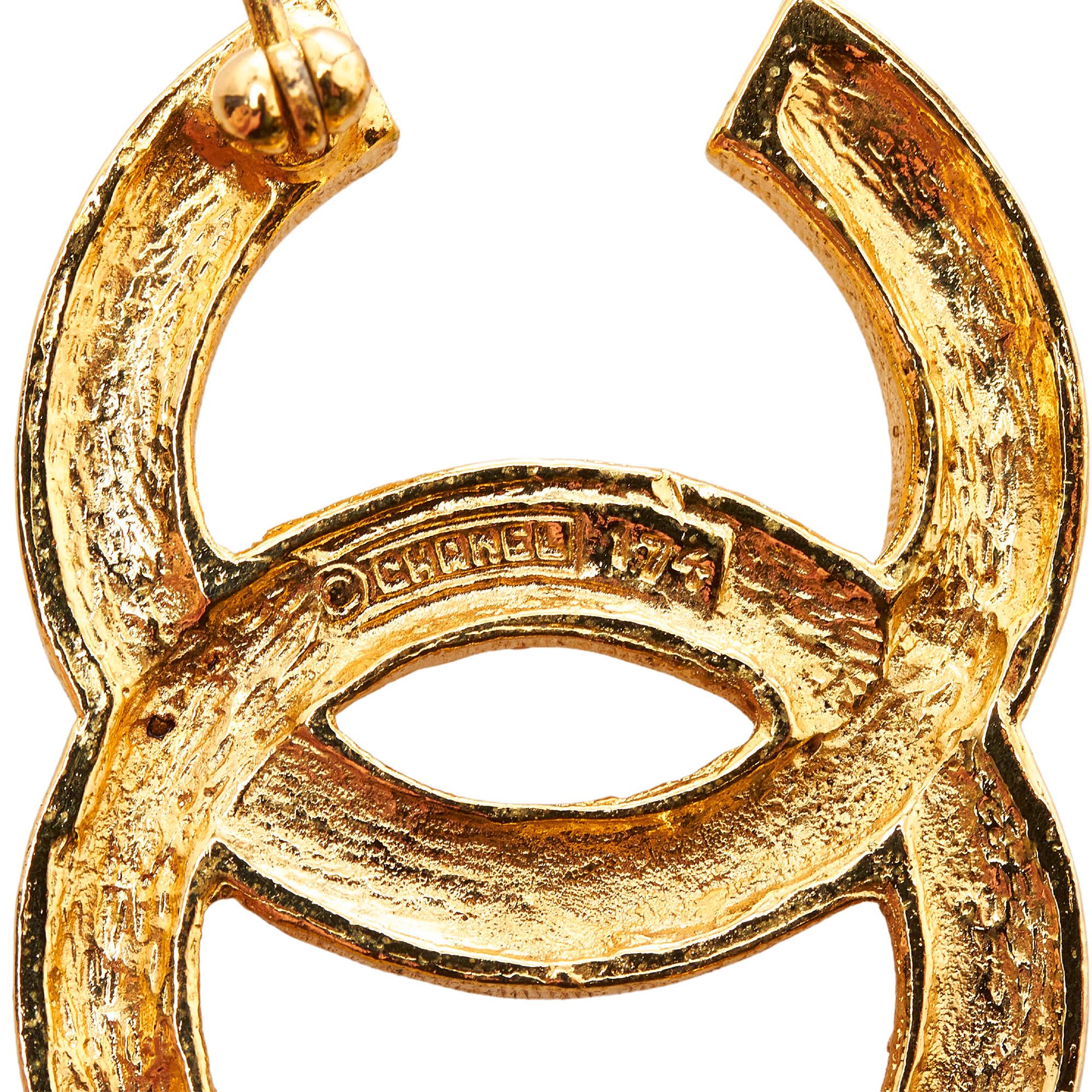 Chanel CC Rhinestone Brooch (SHG-gj10o8)
