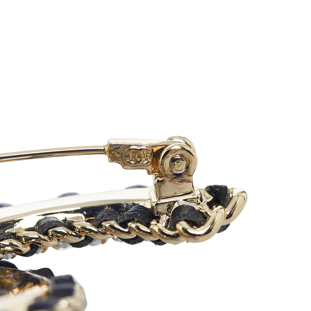 Chanel CC Rhinestone Brooch (SHG-c5GS4r)